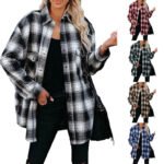 Women’s Plaid Button-Down Shacket