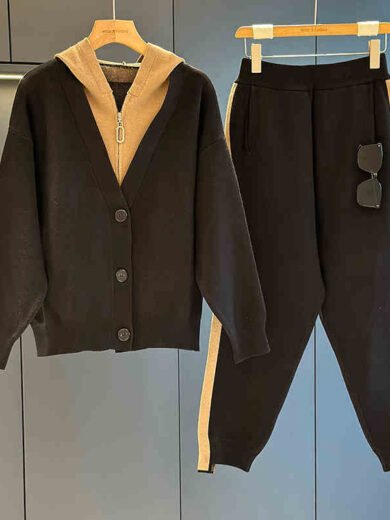 Two-Piece Knit Lounge Set