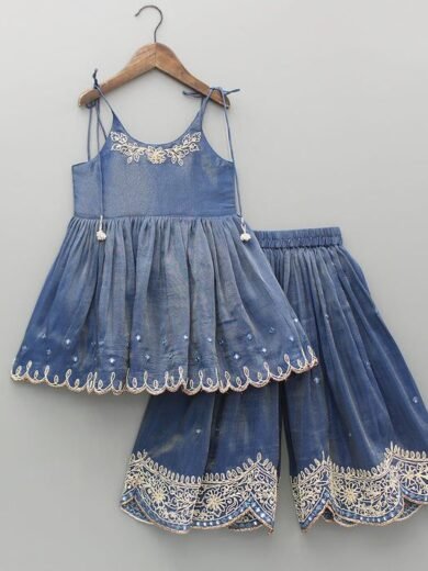 Elegant Girls Ethnic Dress Set